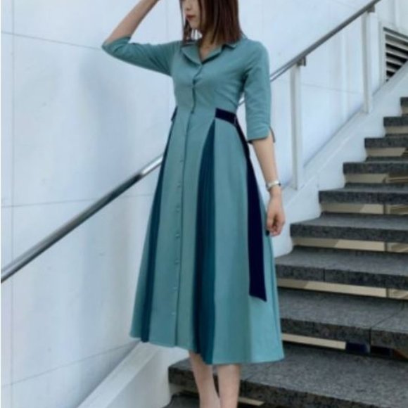 [JAPAN BRAND] REDYAZEL SS20 Colorblock Dress - Picture 6 of 6